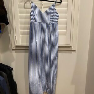 Quince dress in Blue and White Stripes